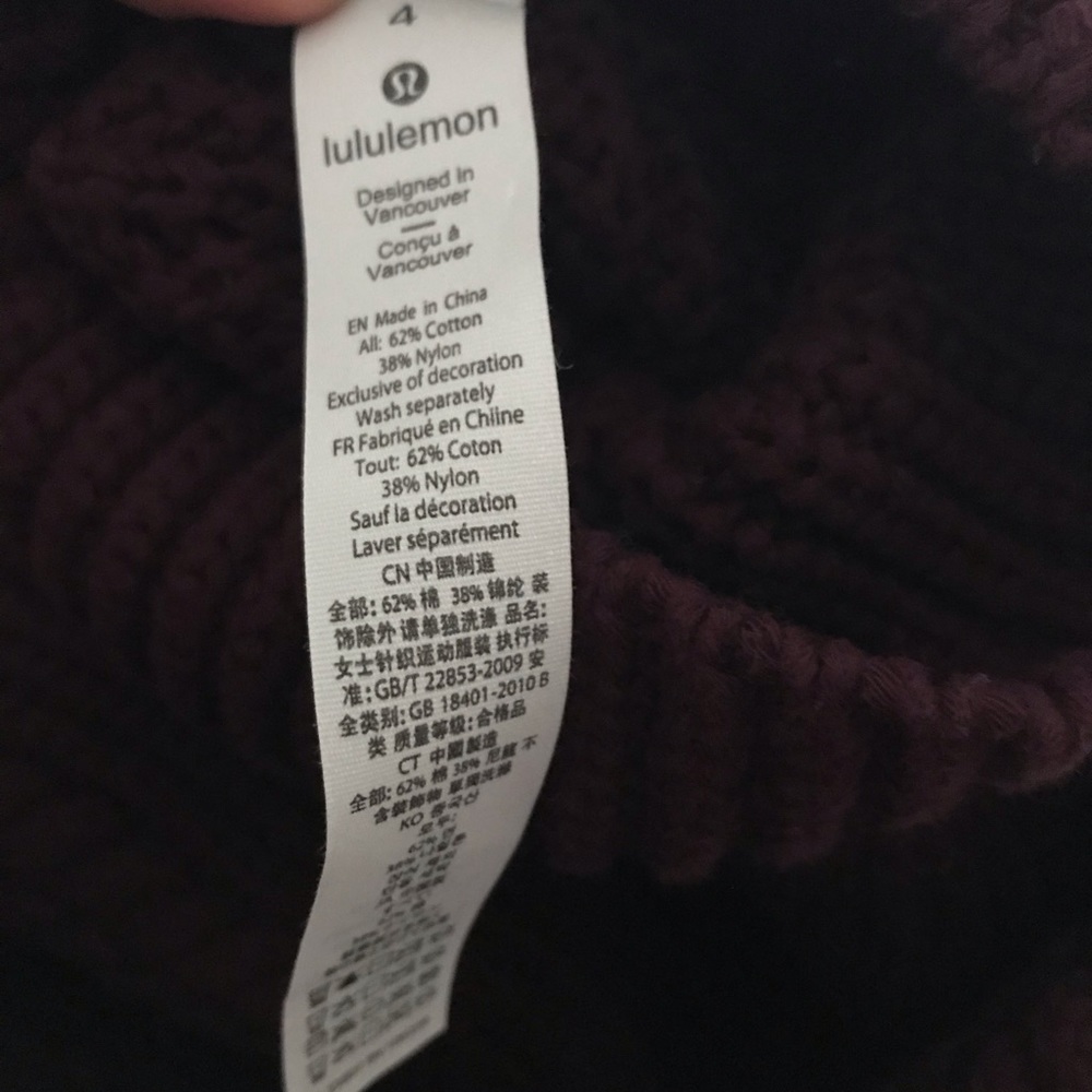 Lululemon bring the cozy sweater - Picture 5 of 5